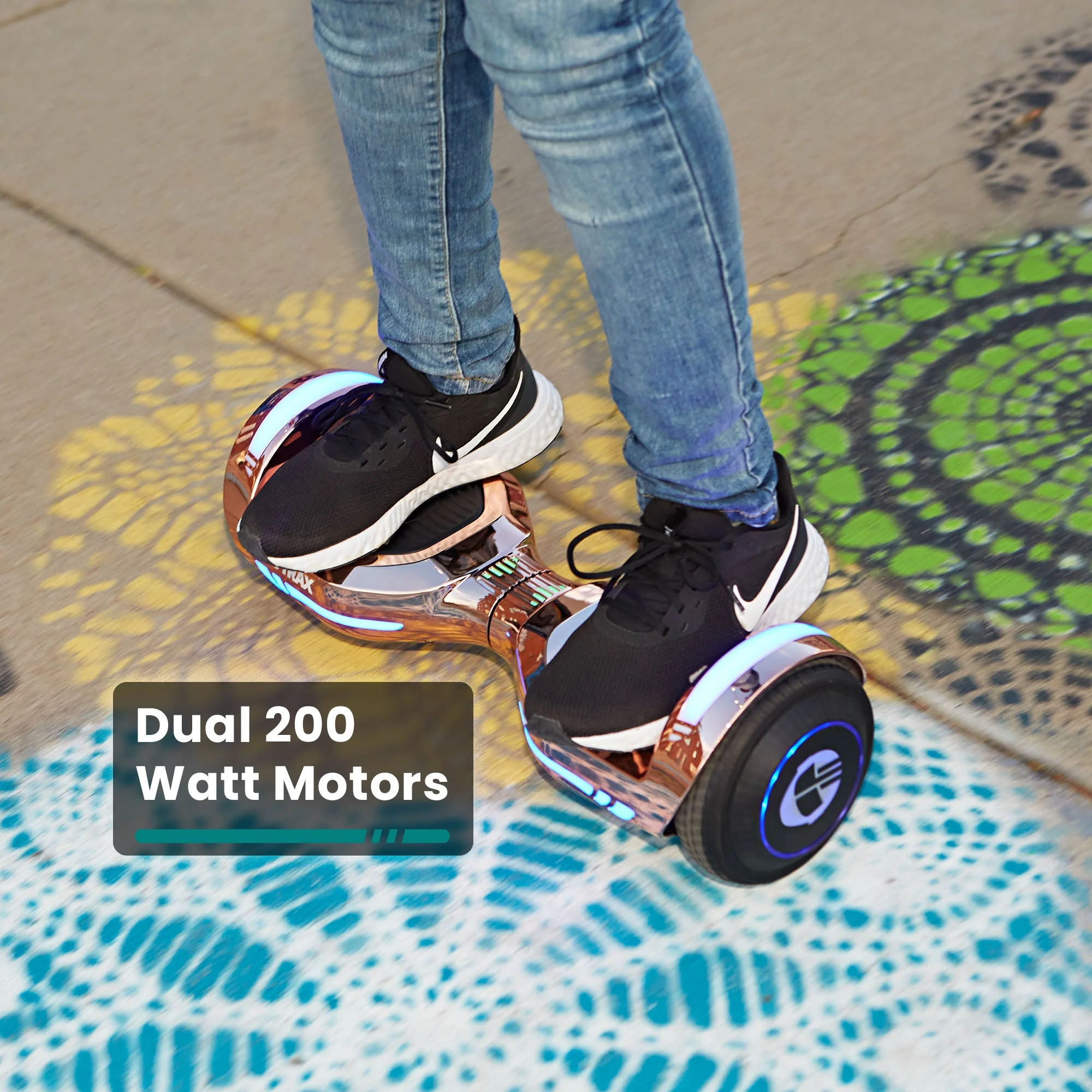 Glide Chrome Bluetooth Hoverboard 6.5" - Image 10