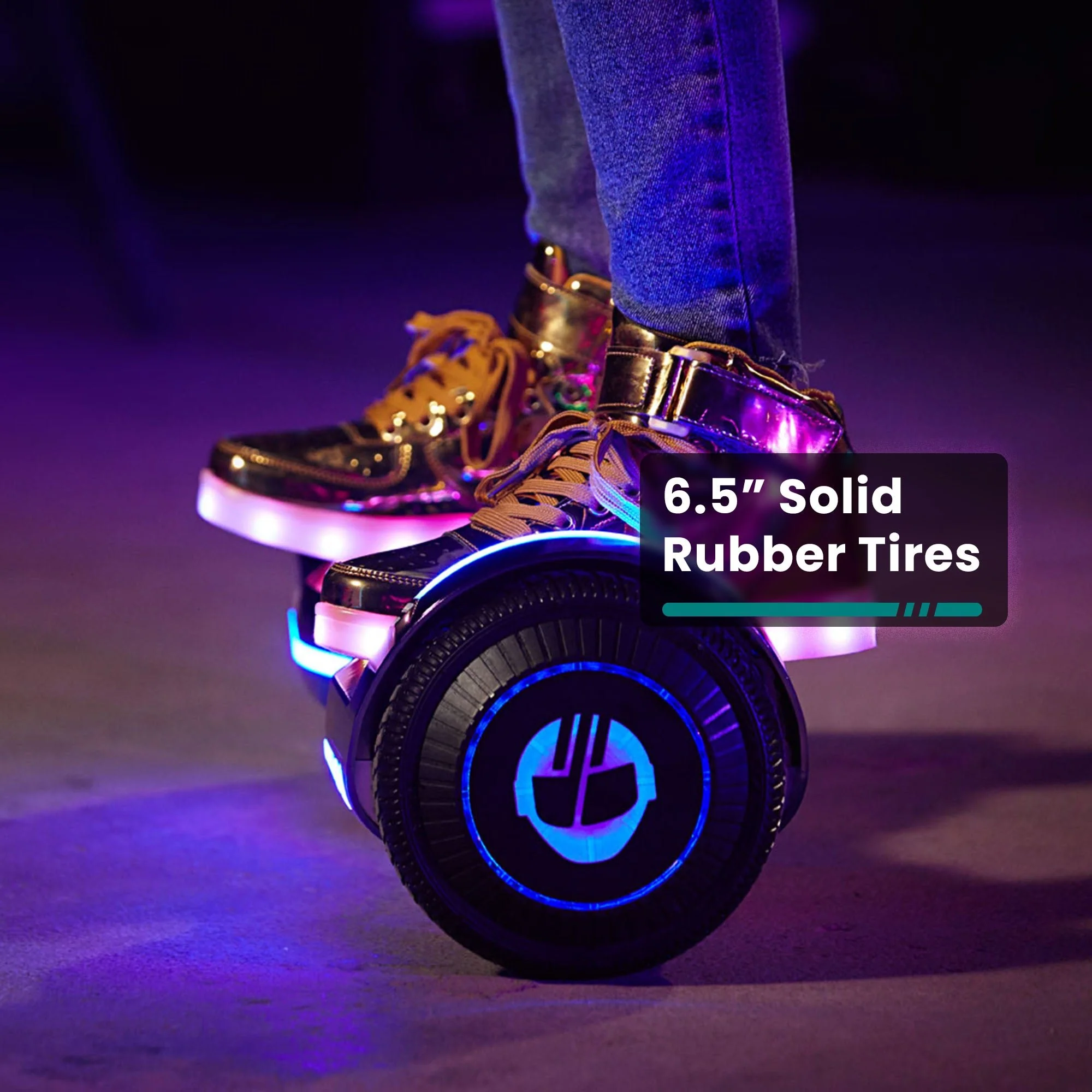 Glide Chrome Bluetooth Hoverboard 6.5" - Image 11