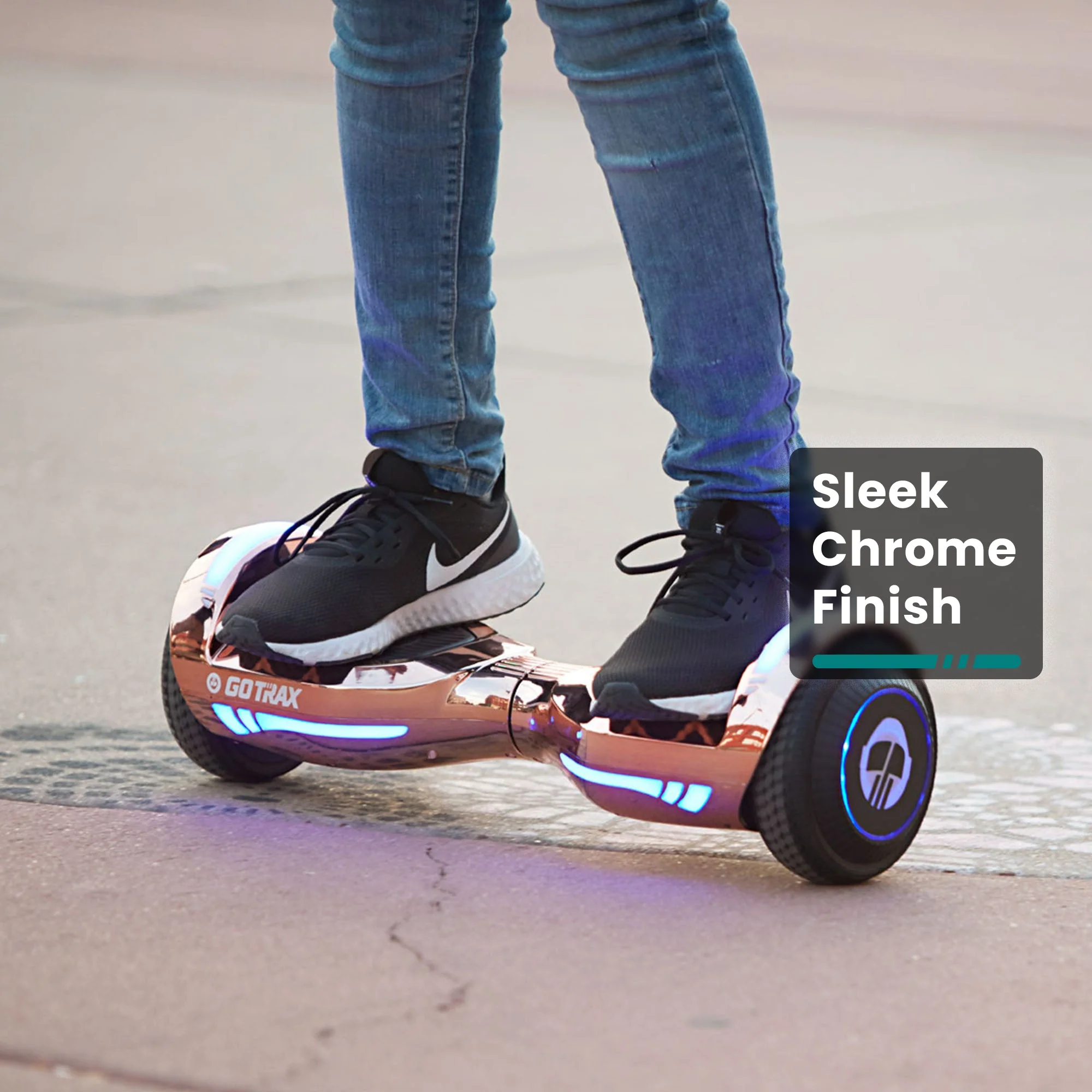 Glide Chrome Bluetooth Hoverboard 6.5" - Image 8