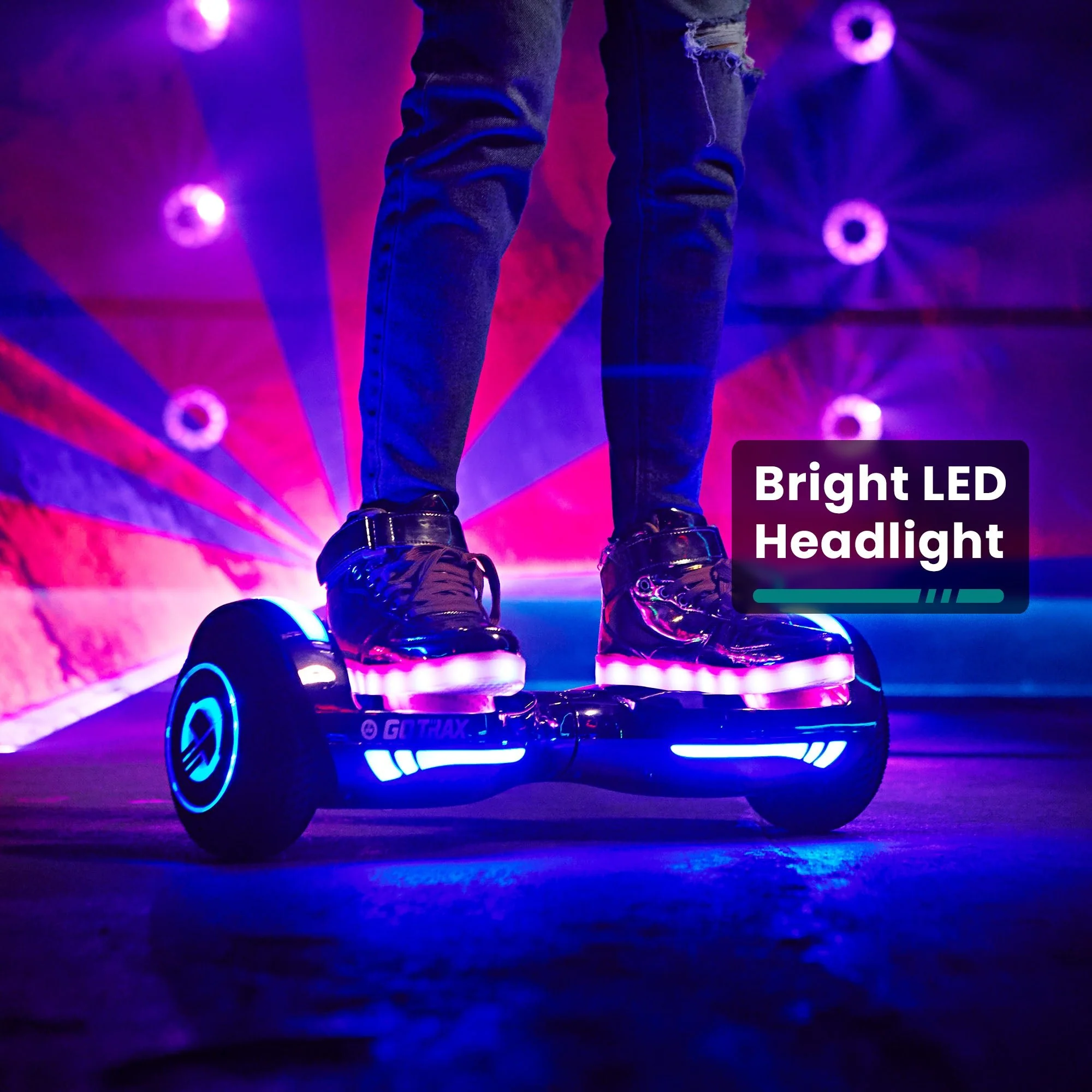 Glide Chrome Bluetooth Hoverboard 6.5" - Image 9