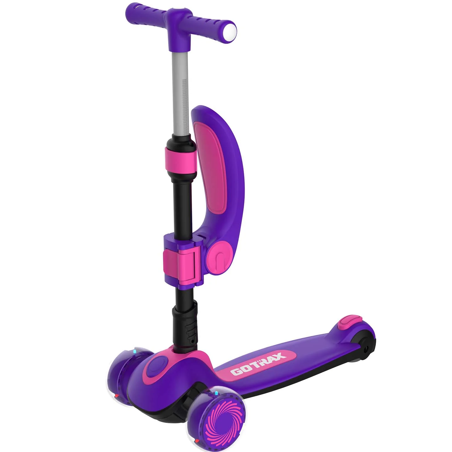 KS2 2-in-1 Sit and Scoot Kick Scooter for Kids - Image 7